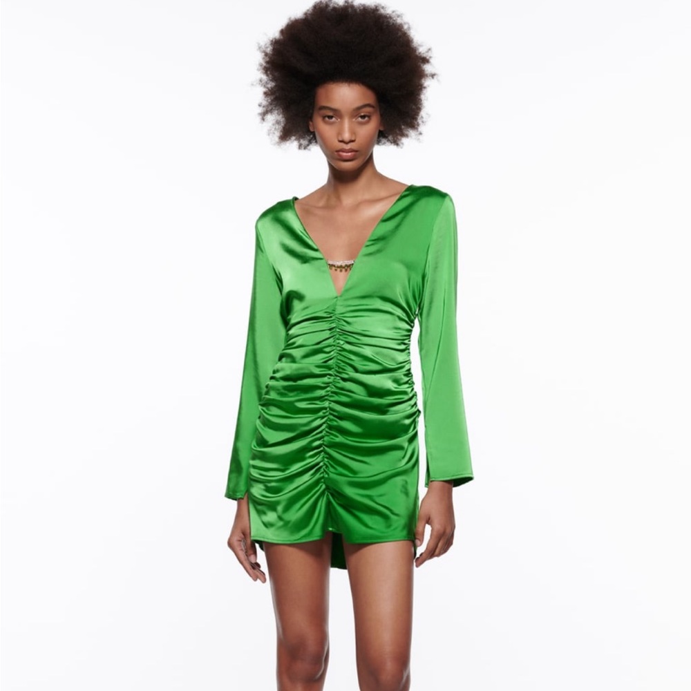 Zara jewel draped dress - S